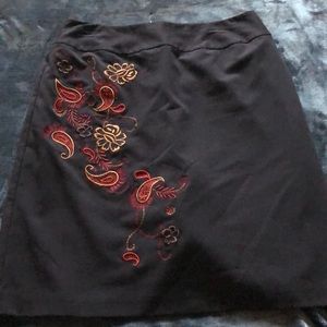 Size 10 Brown Worthington Skirt